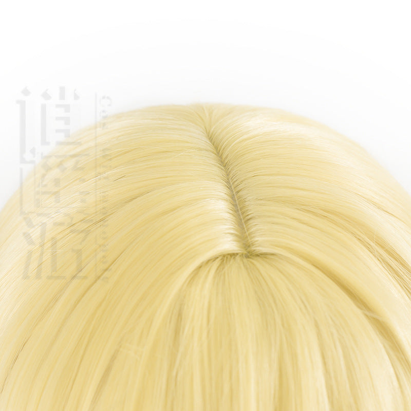 Bar Simulation Scalp Top Senior Schoolmate Double Cos Wig