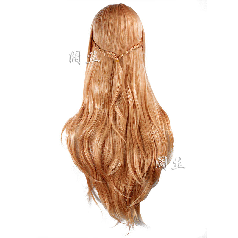 Elegant Wide Silk Sword Art Anime Cos Wig