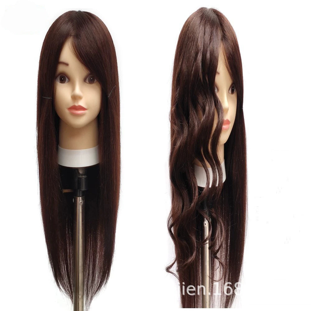 Practice Braiding Updo Makeup Teaching Doll Other Wig