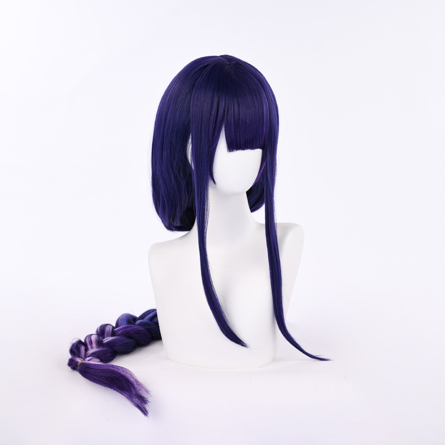 Anime Original God Thunder General Bold Twist Braid Highlight Gradient Wig Long Curls
