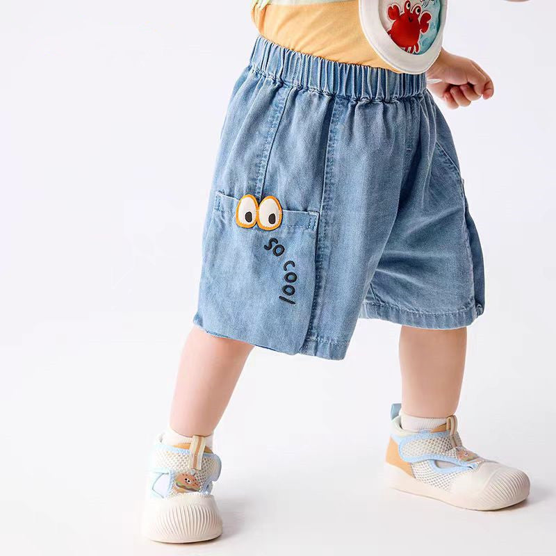 Children's Boy Summer Trendy Shorts Medium Large Children's Pants