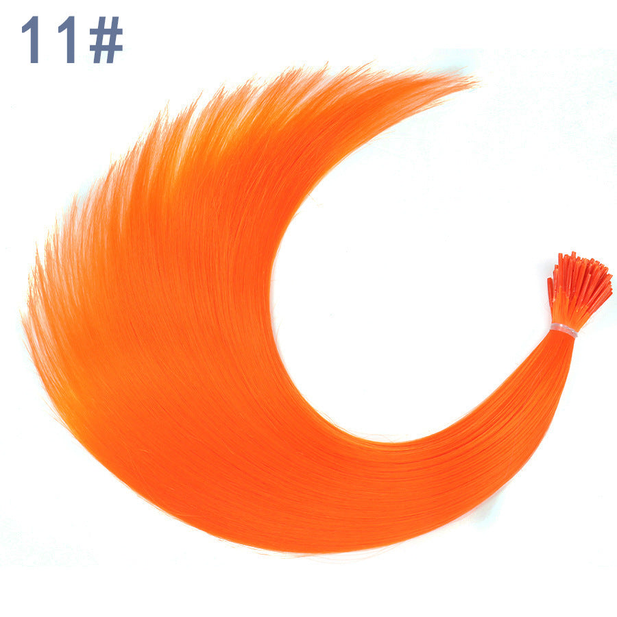 Cm Color Feather Hair Extension Fiber Chemical Wig Ponytail