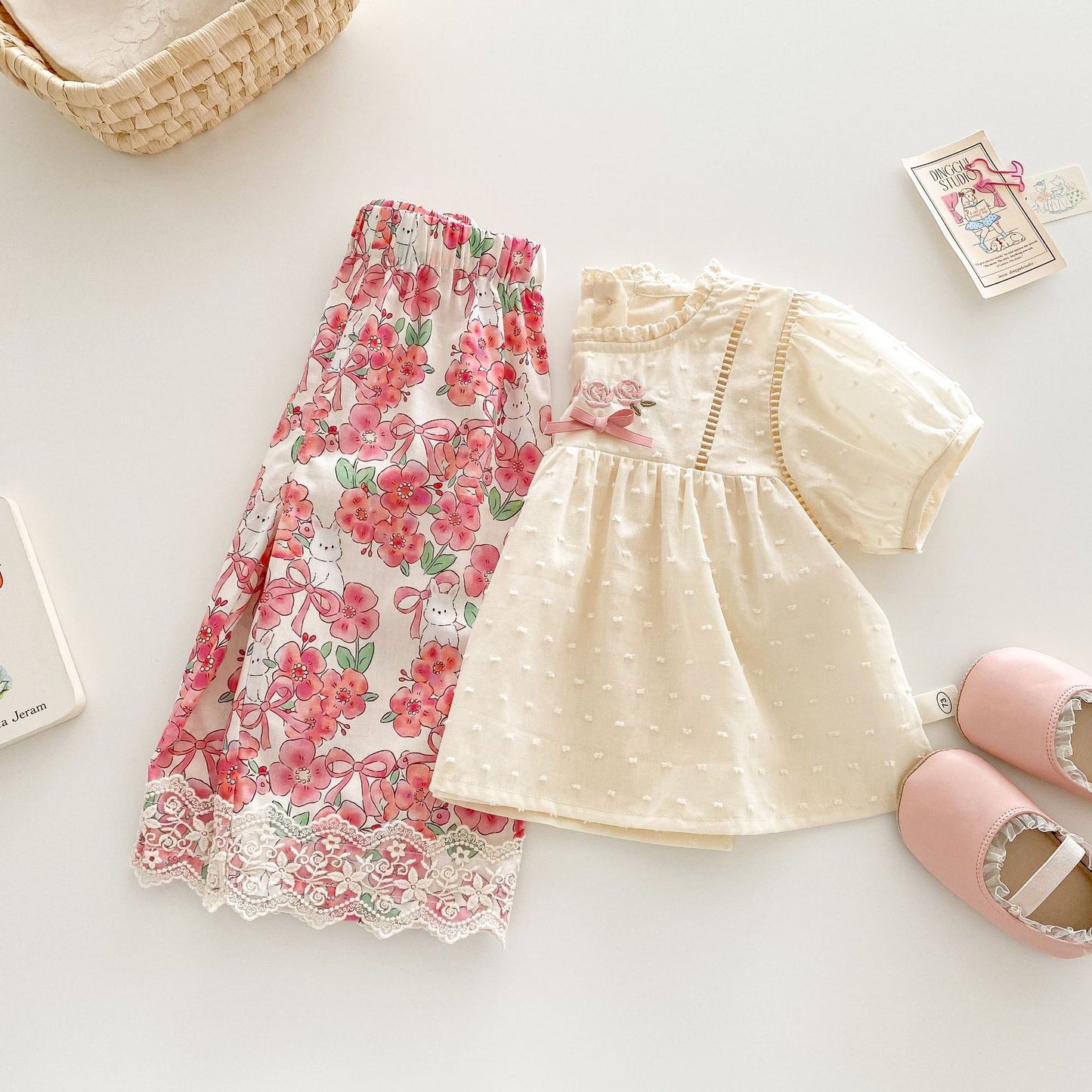 Korean Style Lace Collar Fashionable Small Shirt Children's T-shirt