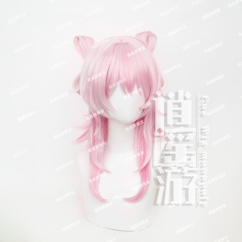 Collapse Star Dome Railway Swordsman March Simulation Scalp Top Split Cos Wig