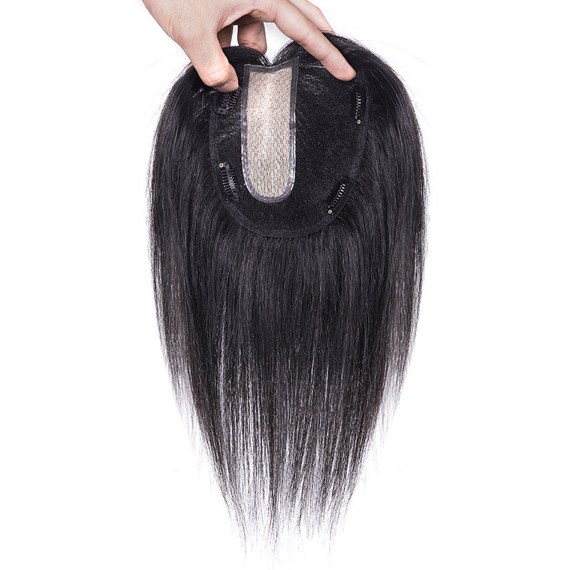 Swiss Net Hand-knitted Braid Hair Full Hand-woven Female Head Wig