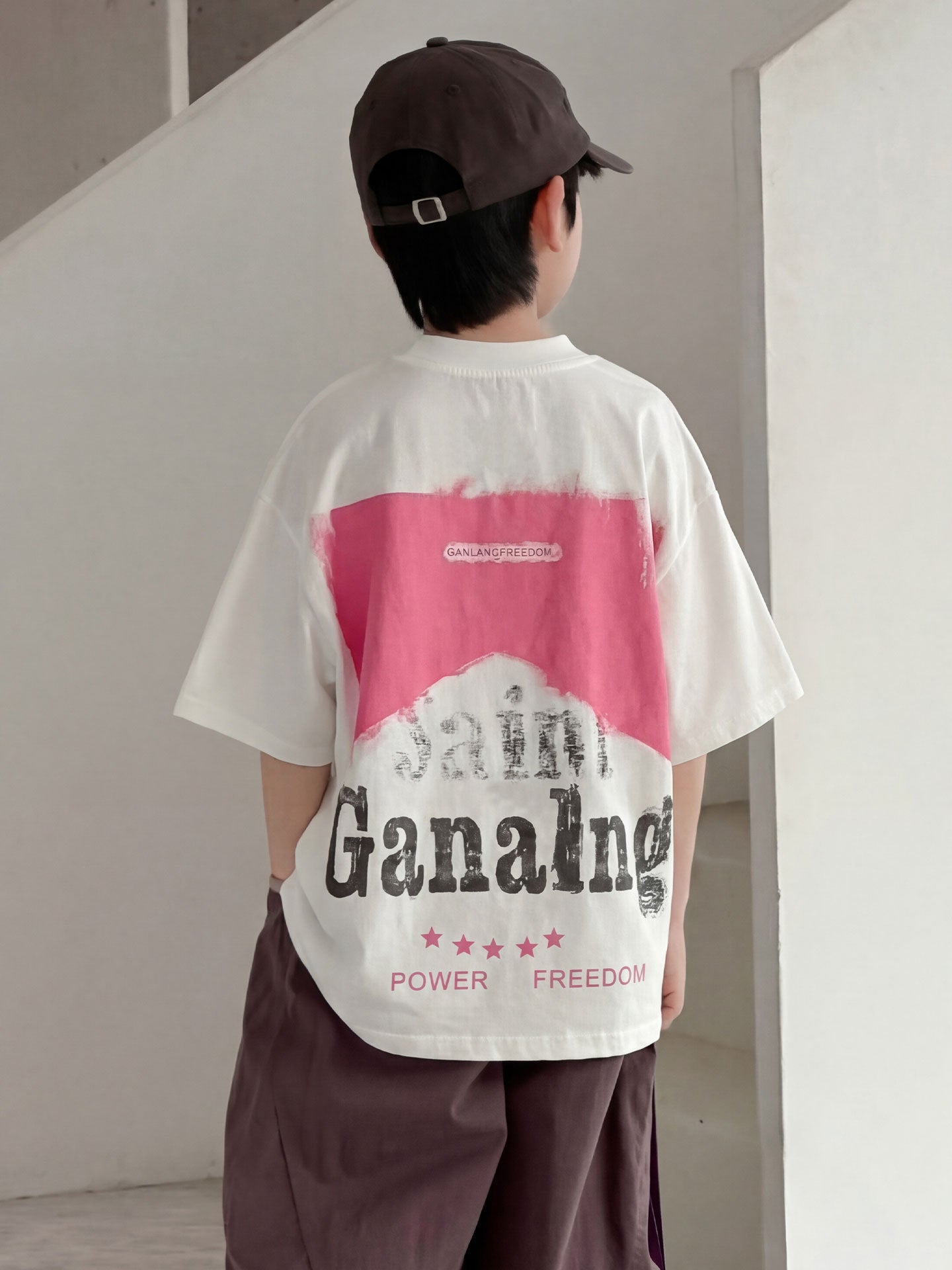 Children's Boy's Fashion Short Sleeve Summer Clothing Korean Style Top Half Children's T-shirt