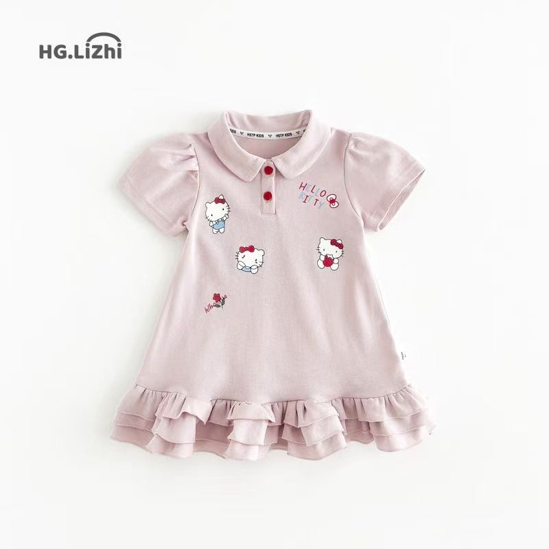 Children's Grab Summer Western Style Korean Cute Children's Dress