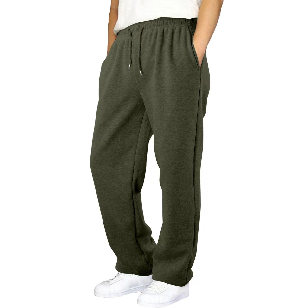 Children's Medium Big Elastic Waistband Drawstring Loose Wide Children's Pants