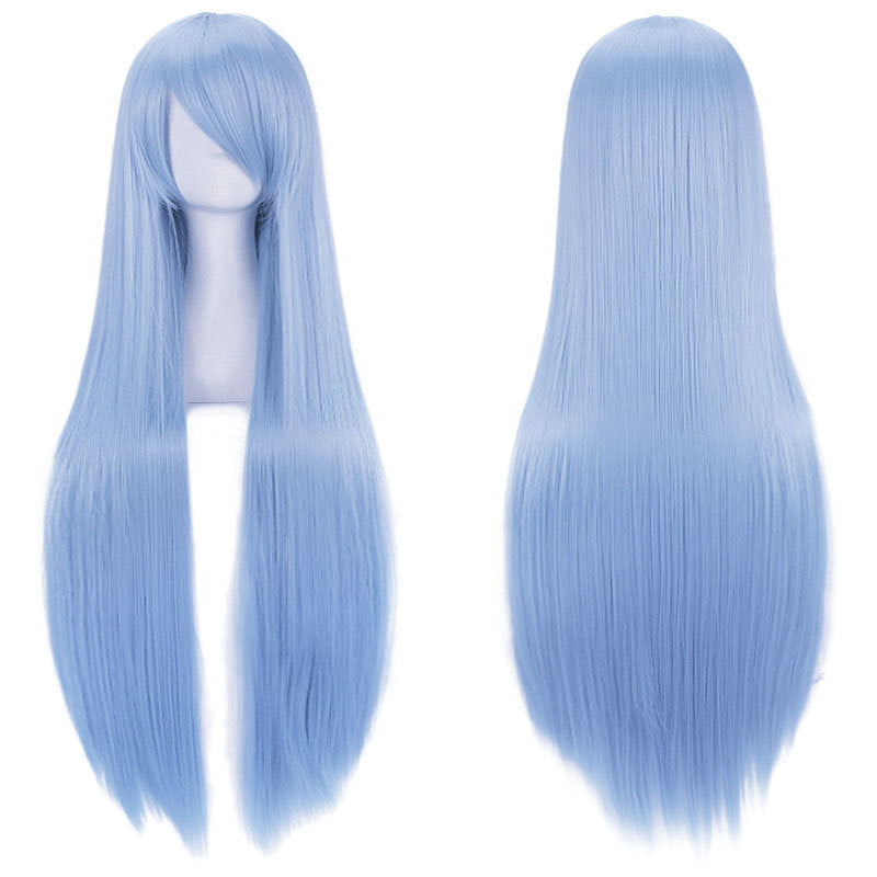 Classic Universal Color Hair Anime Fiber Long Straight Wig
