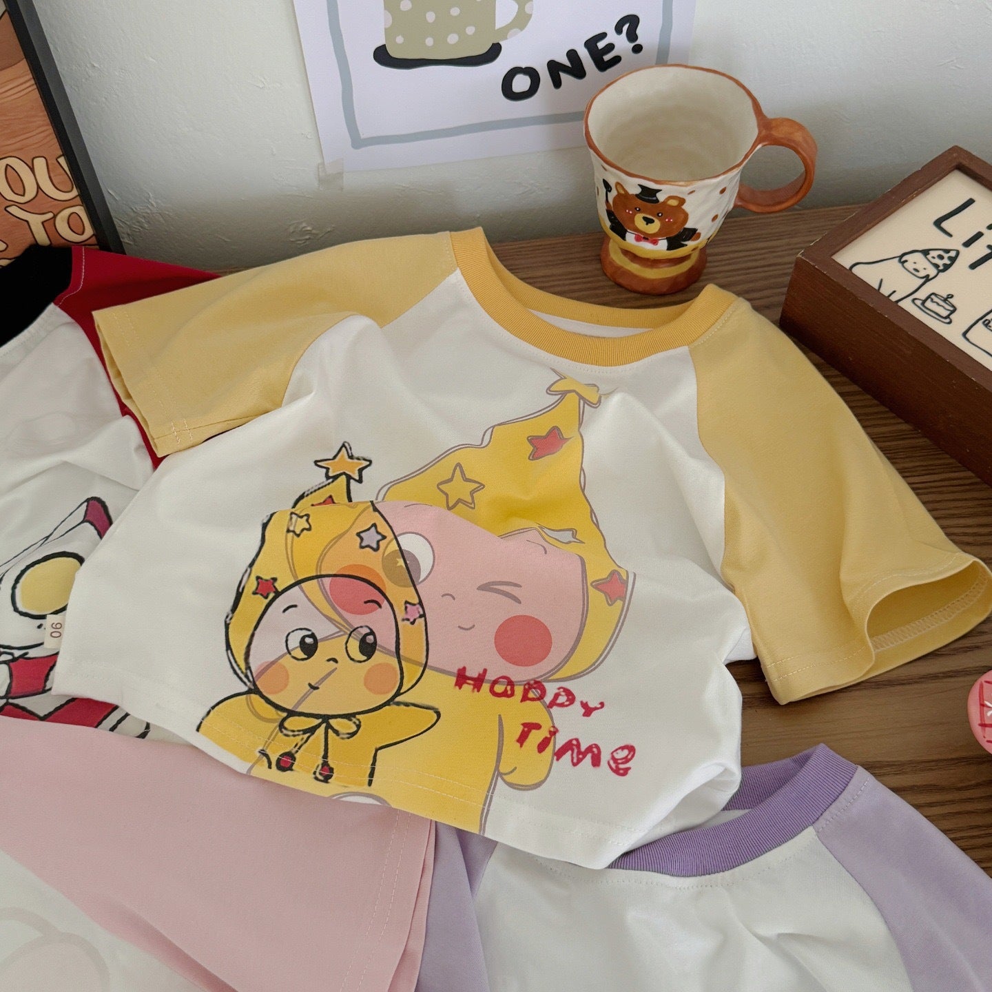 Children's Roll Class Short Sleeve Summer Boys Cartoon Uv Half Children's T-shirt