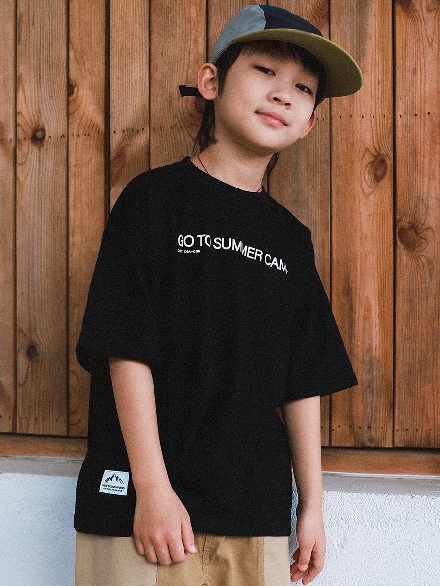 Children's Cotton Short-sleeved Summer Outdoor Sports Half Children's T-shirt