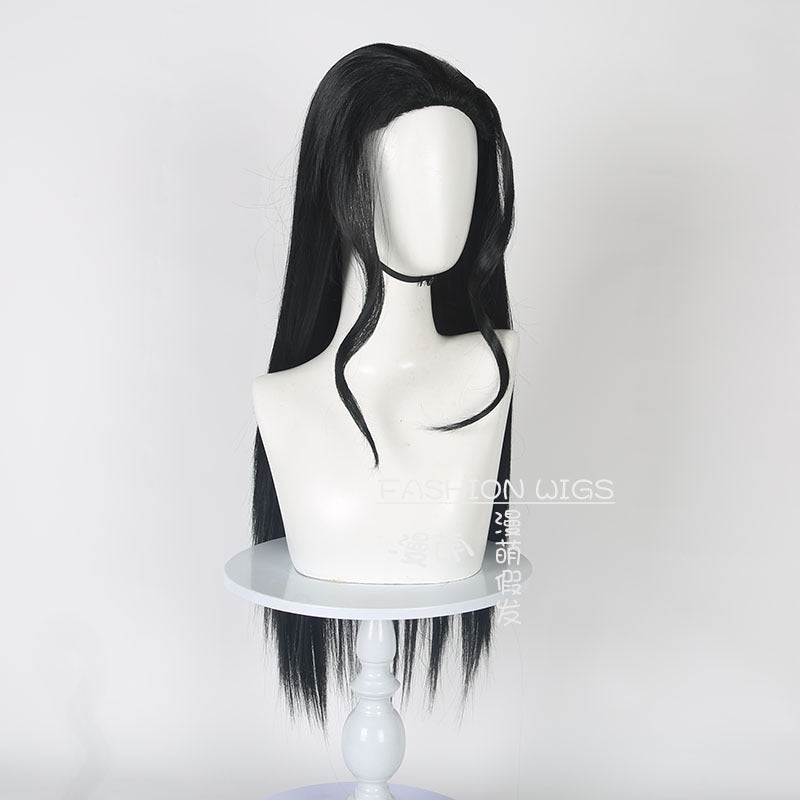 Nico Robin Big Back Head Black Long Cos Wig