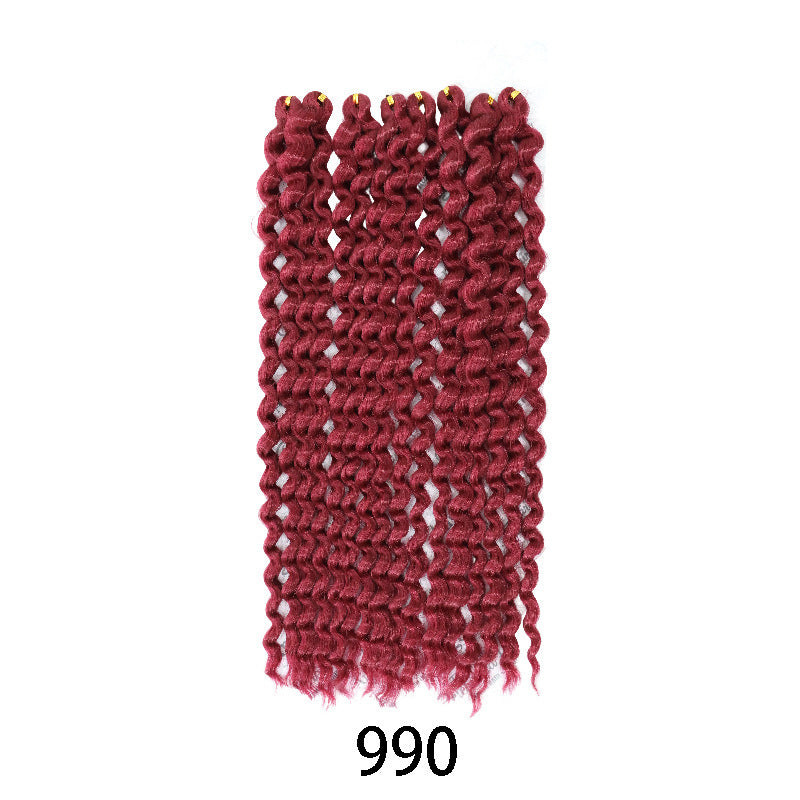 Popular New African Chemical Fiber Source Wig Long Curls