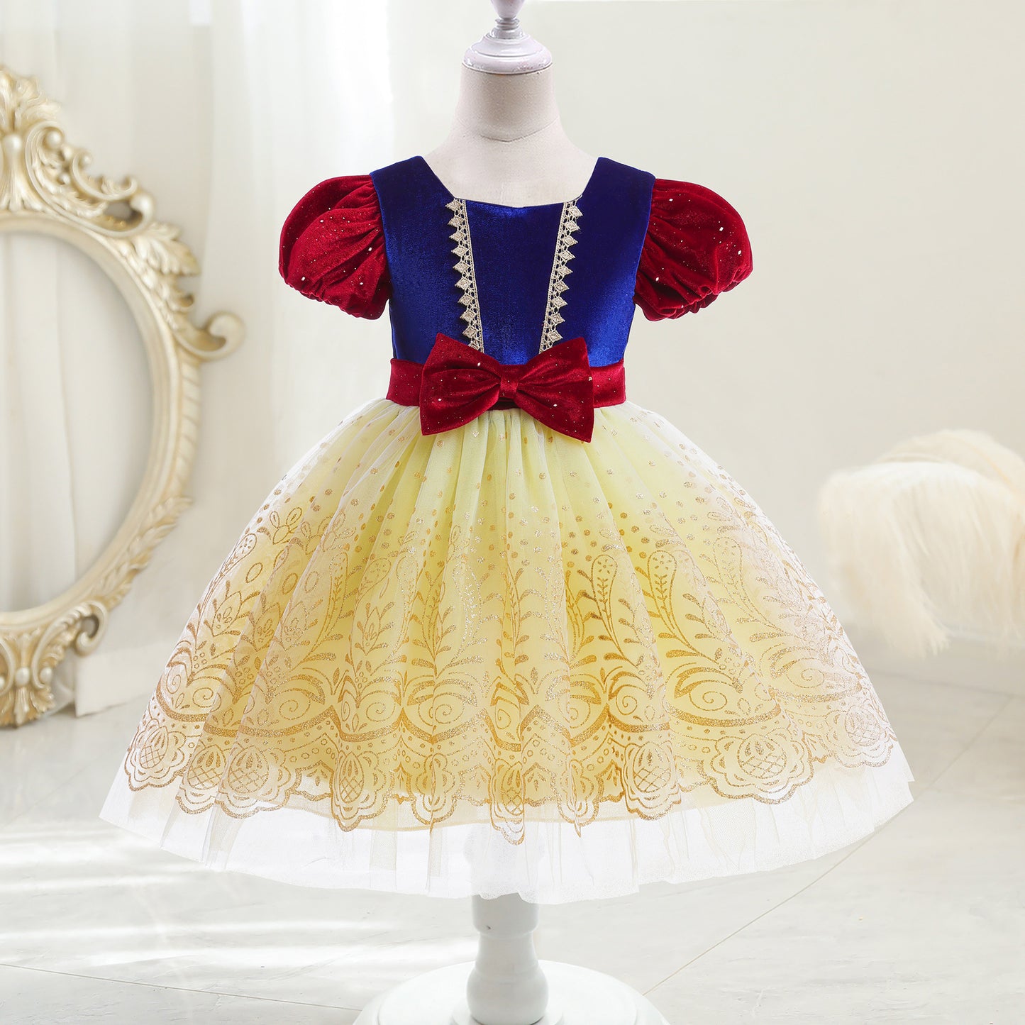 Children's Clothing Bubble Veet Mesh Pettiskirt Children's Dress
