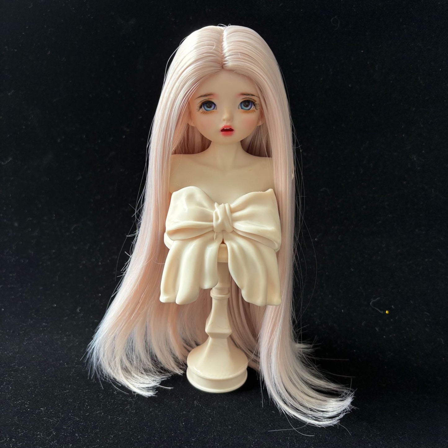Silk Medium Long Straight Hair Dress Up Cos Wig