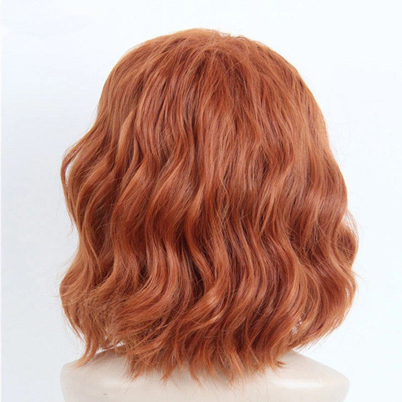 Black Widow Scarlett Head Cover Short Hair Cos Wig