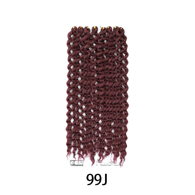 Popular New African Chemical Fiber Source Wig Long Curls