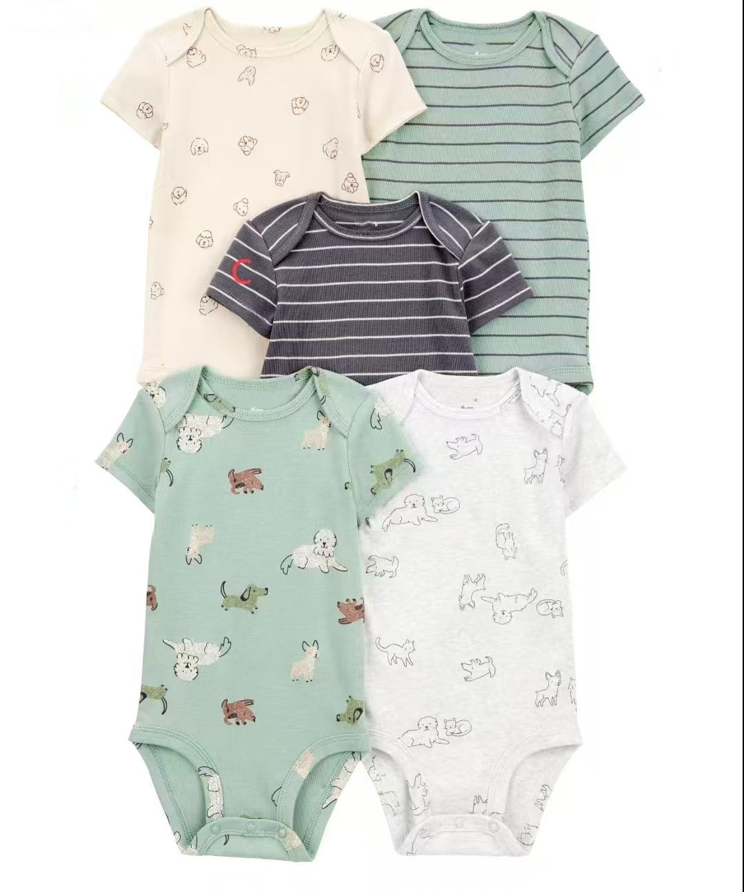 Summer Jumpsuit Short Sleeve Male Female Ha Class Cotton Jumpsuit, Climbing Suit