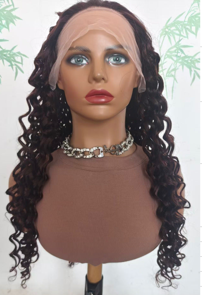 Clearance Sample Fiber Chemical Front Lace Long Straight Wig
