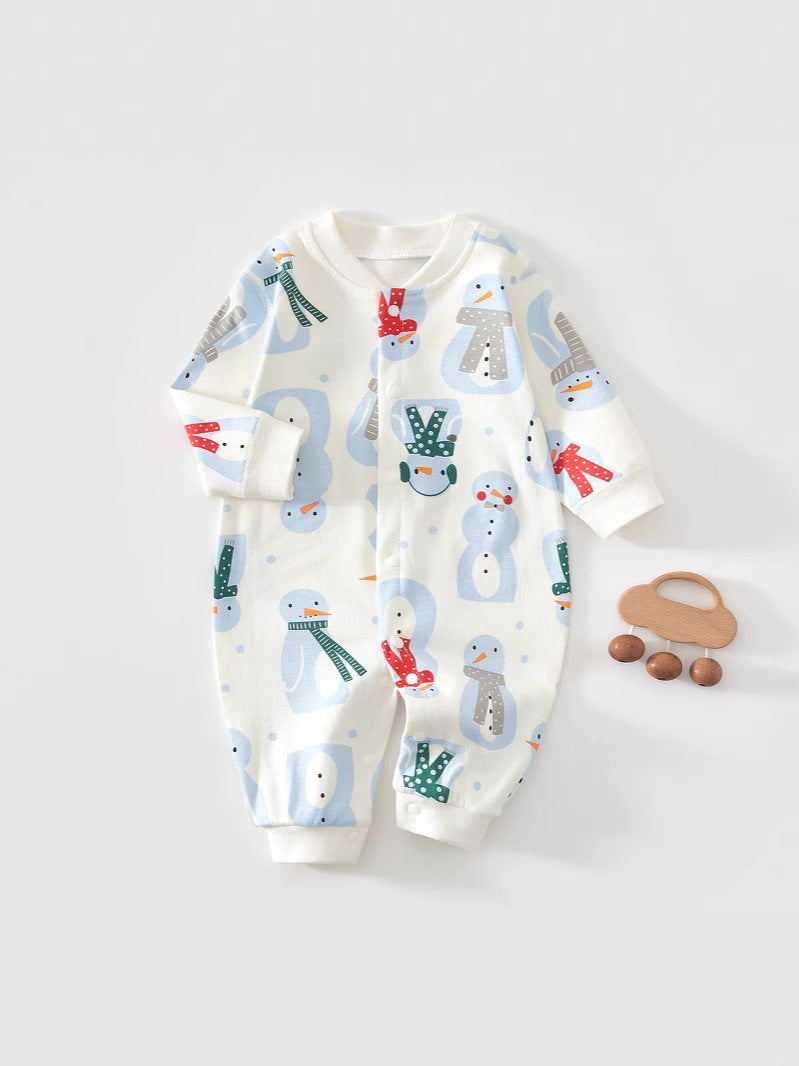 Born Rompers Romper Boy Pure Cotton Jumpsuit, Climbing Suit