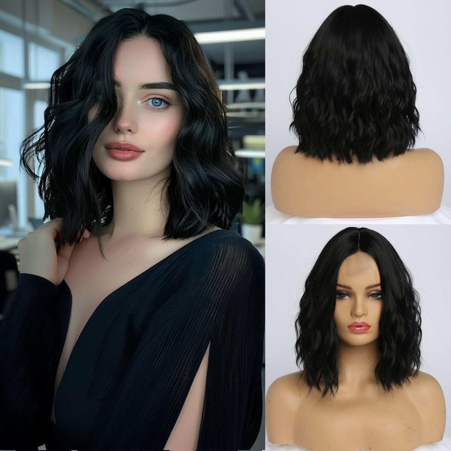 Women's Type Waves Roll Heat Resistant Fiber Wig Long Curls