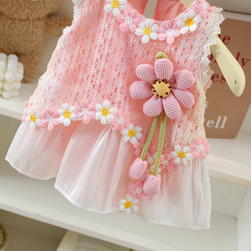 Born Summer Jumpsuit Fashion Cute Princess Skirt Days Old One Jumpsuit, Climbing Suit