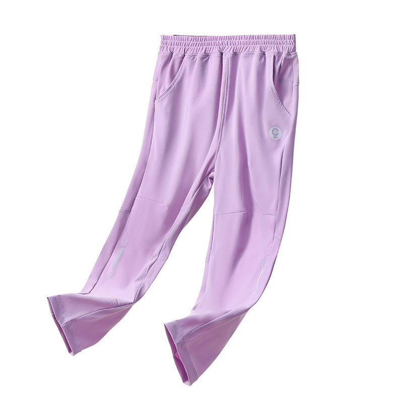Children's Summer Class Ice Silk Cool Boy Sports Children's Pants