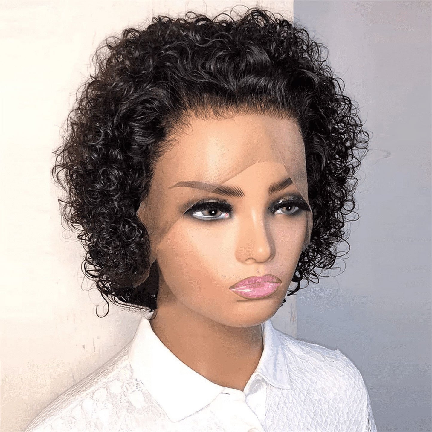Pixie Cut Lace Wigs Human Shor Wig Short Curly Hair