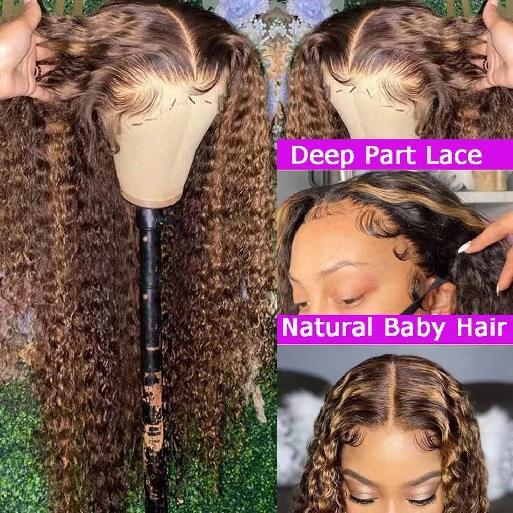 Classy Front Lace Best Selling Natural Wig Long Curls