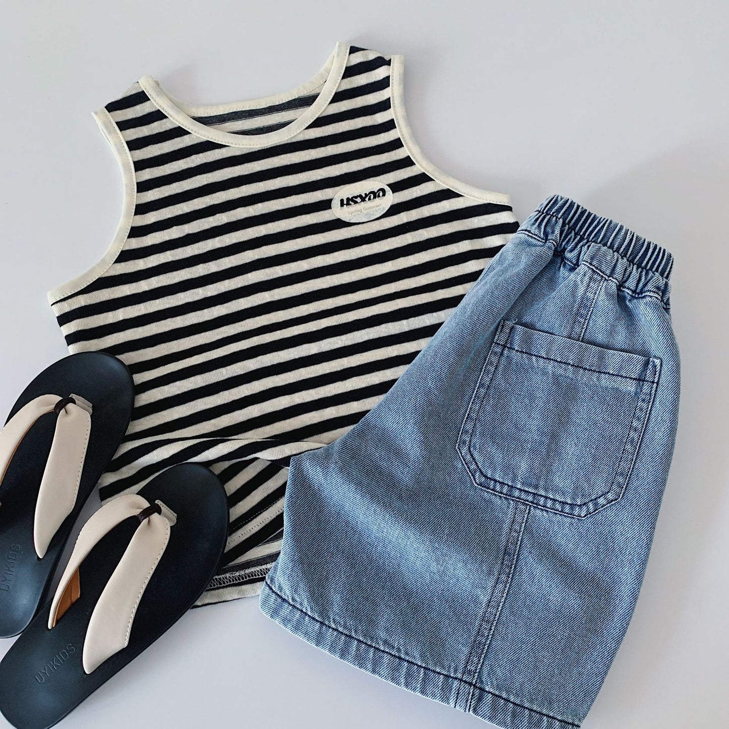Children's Boy's Denim Shorts Summer Loose Western Style Casual Thin Children's Pants