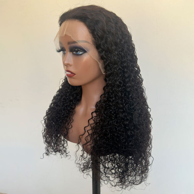 Glamorous Unique Lace Front Human Curly Real Hair Wig