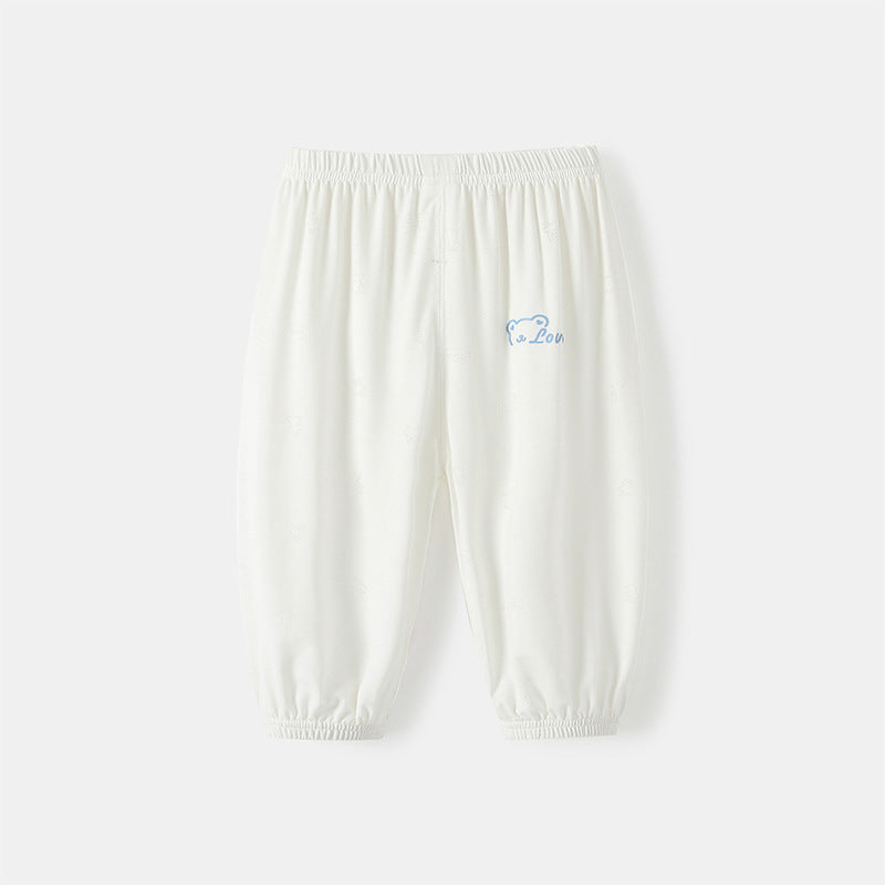 Children's Trousers Thin Breathable Boys Silk Casual Outdoor Children's Pants
