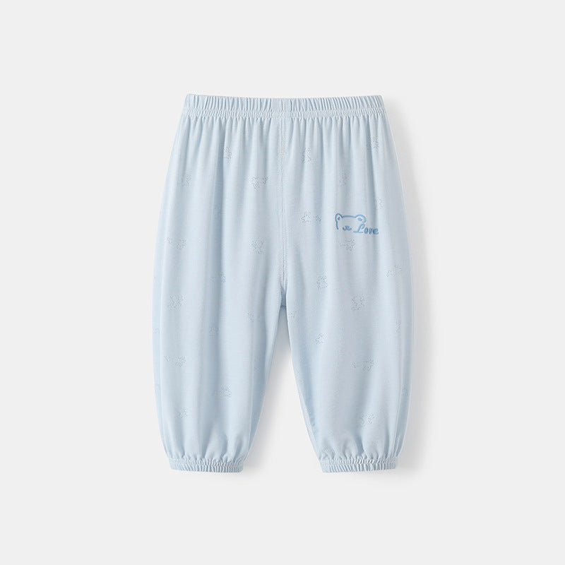Children's Trousers Thin Breathable Boys Silk Casual Outdoor Children's Pants