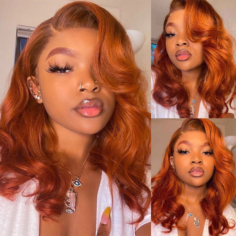 Women's Curly Hair Bangs Big Wave Mechanism Wig Long Curls