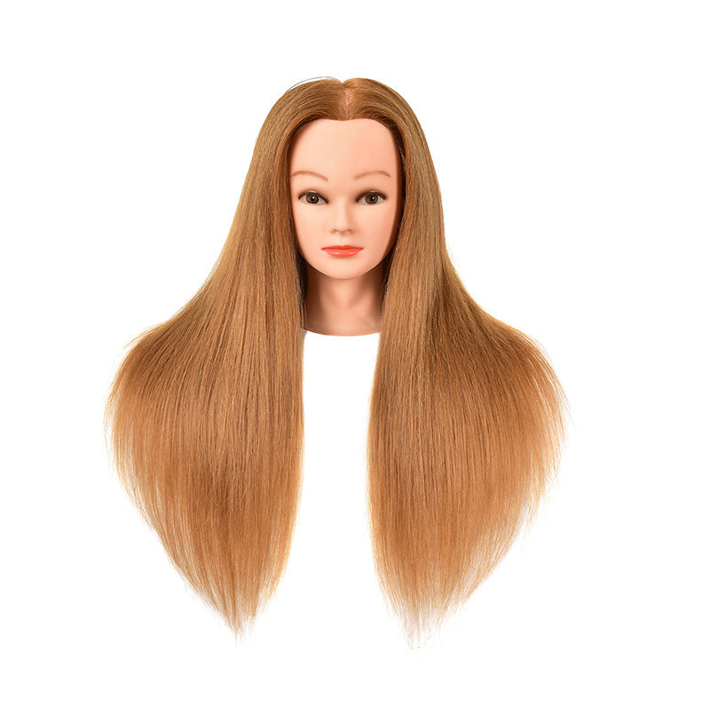 School Mannequin Head Practice Weaving Hair Updo Modeling Barber Shop Other Wig