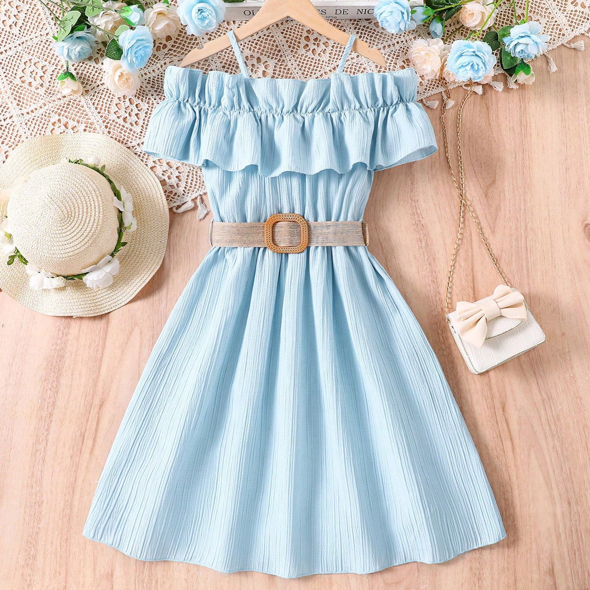 Women's & Children's Skirts Summer Suspender Skirt Western Style Children's Dress