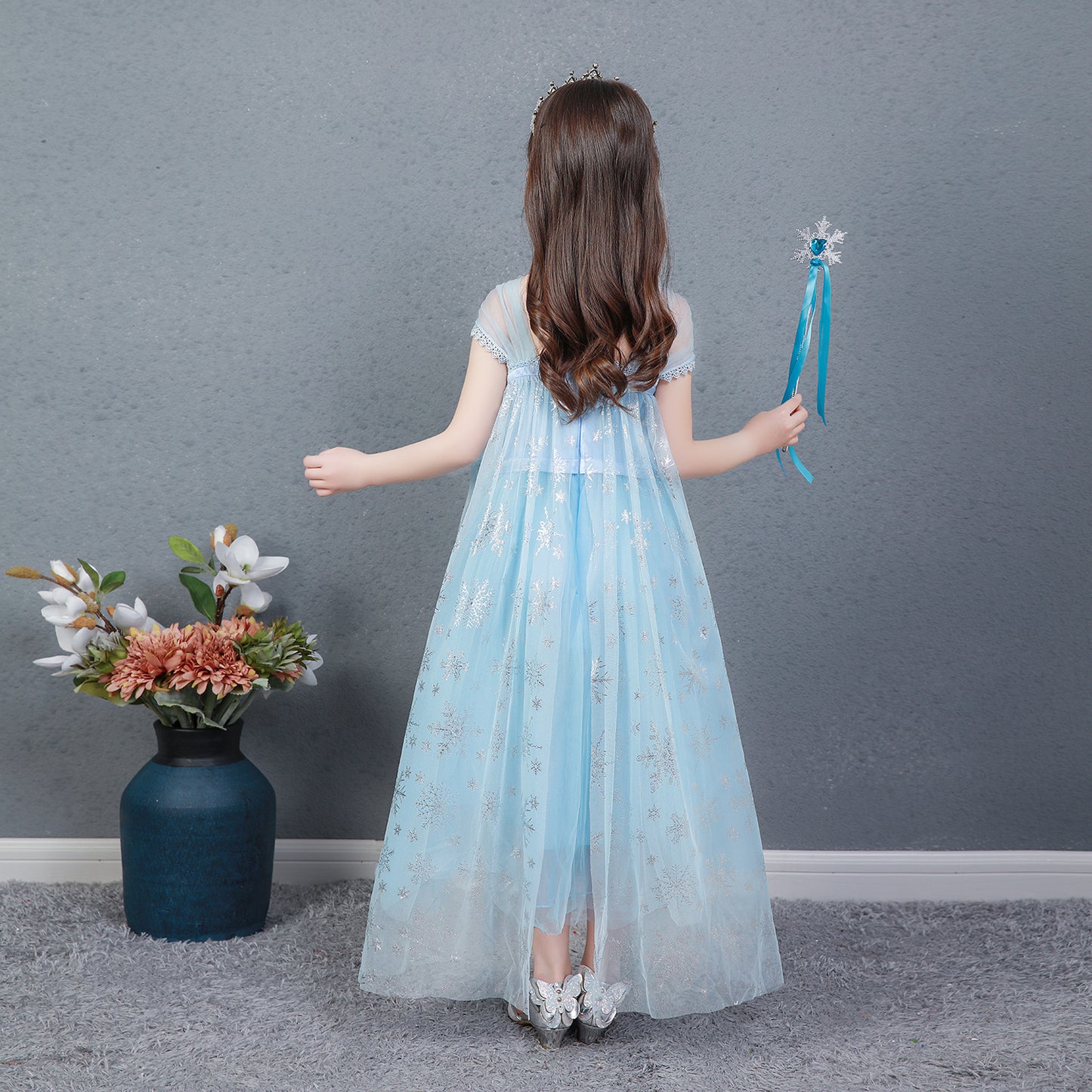 Frozen 2 Princess Summer Costume Elsa Aisha Children's Dress