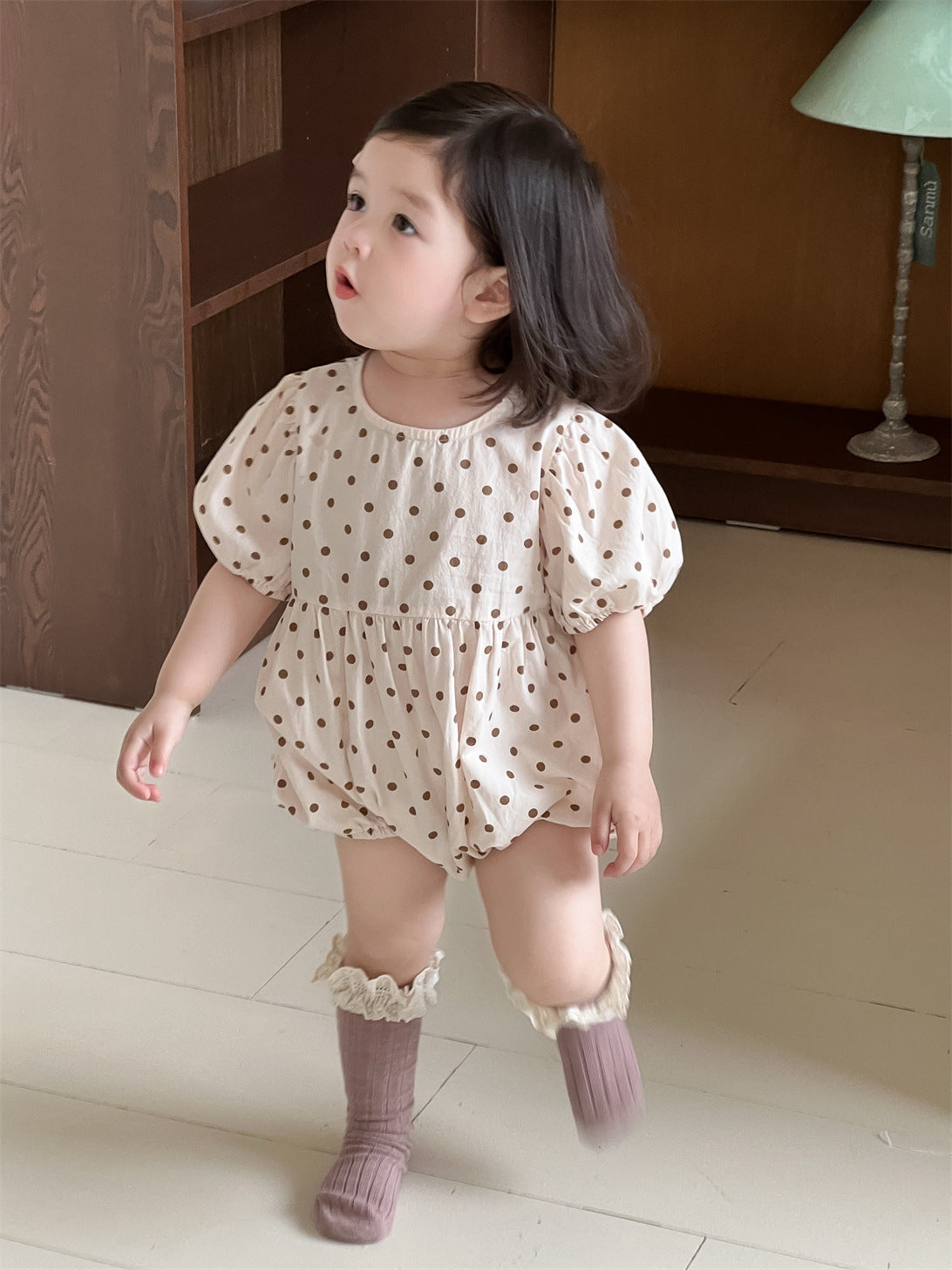 Children's Sleeve Summer Rompers One-piece Korean Style Clothing Jumpsuit, Climbing Suit