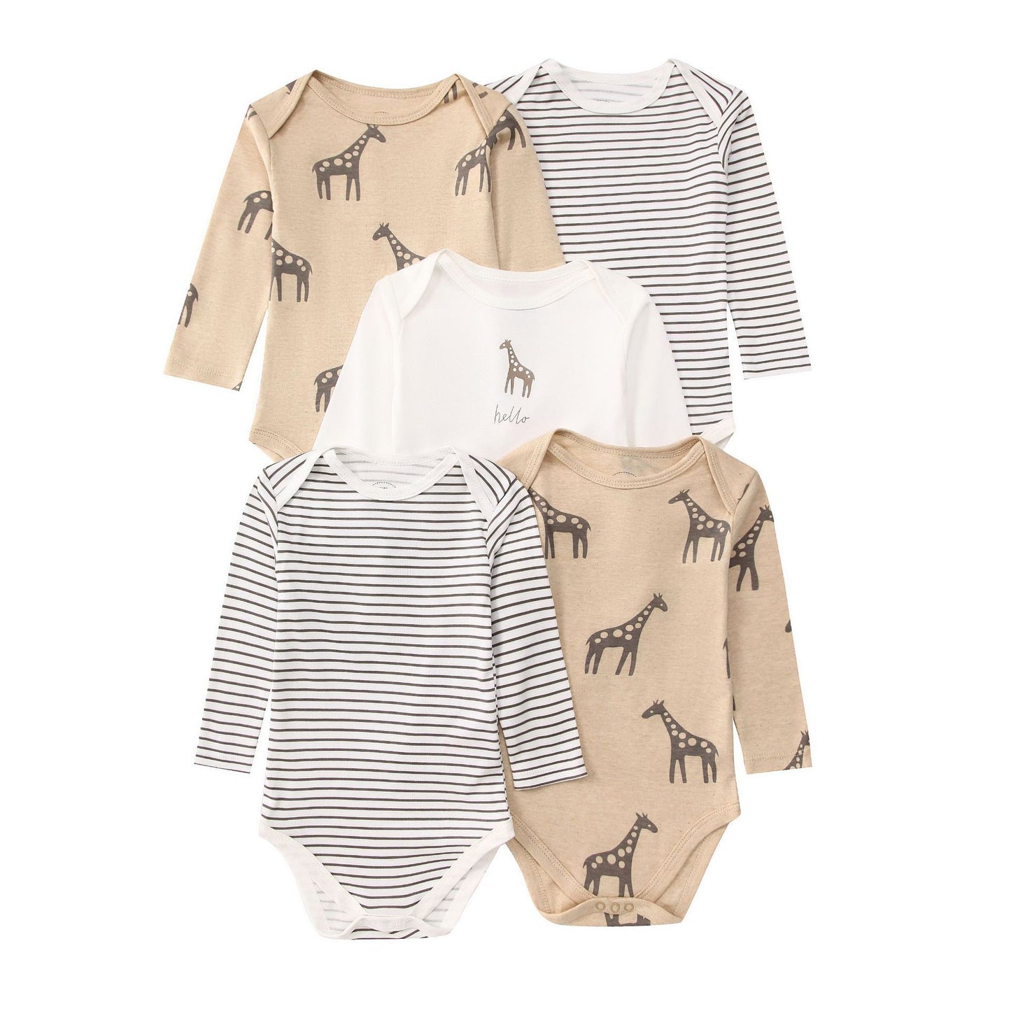 Children's Clothing Infant Rompers Long Sleeve Mixed Color Triangle Jumpsuit, Climbing Suit