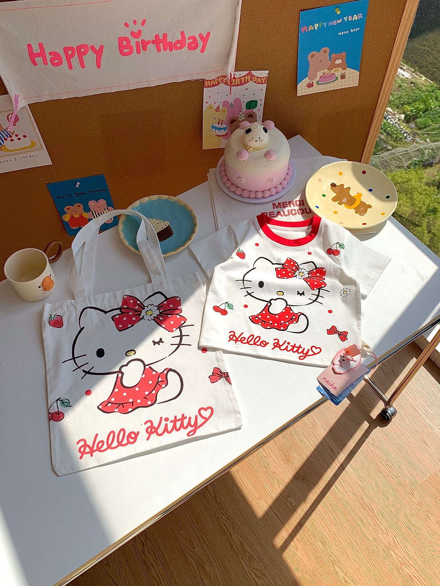 Children's Bag Summer Short Sleeve Cute Cartoon Printed Boys Korean Style Children's T-shirt