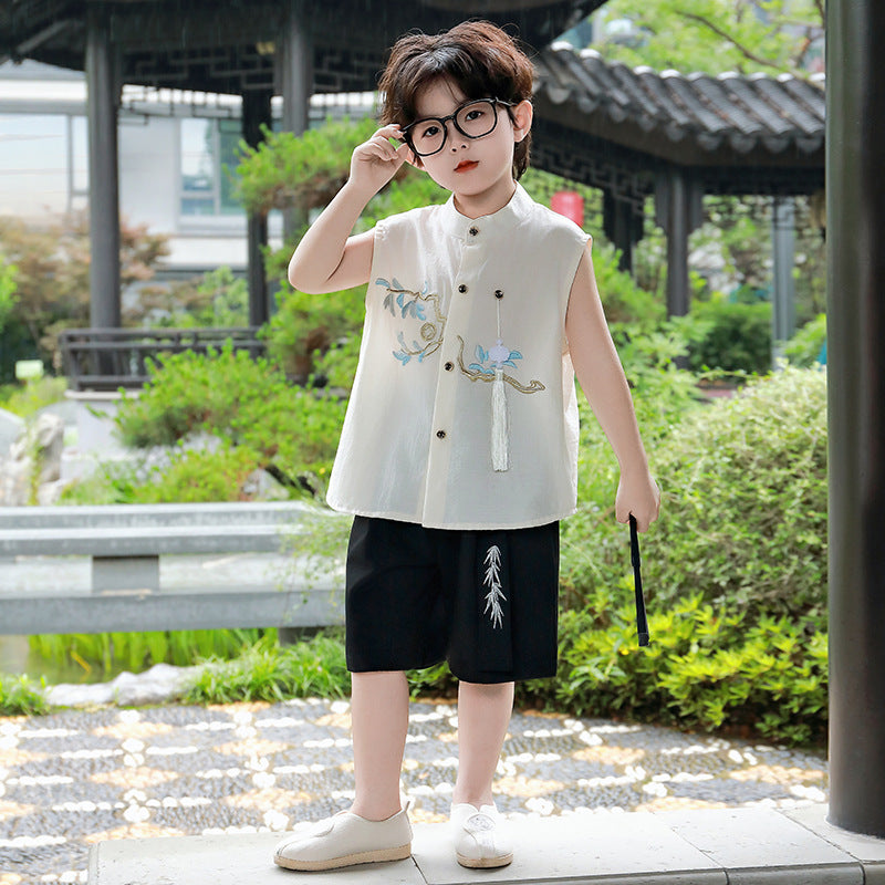 Children's High Sense Kindergarten Graduation Costume Tang Chinese Children's Suit