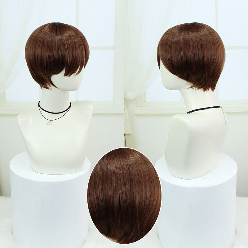 Maze Rice Lucille Artificial Scalp Hair Cos Wig