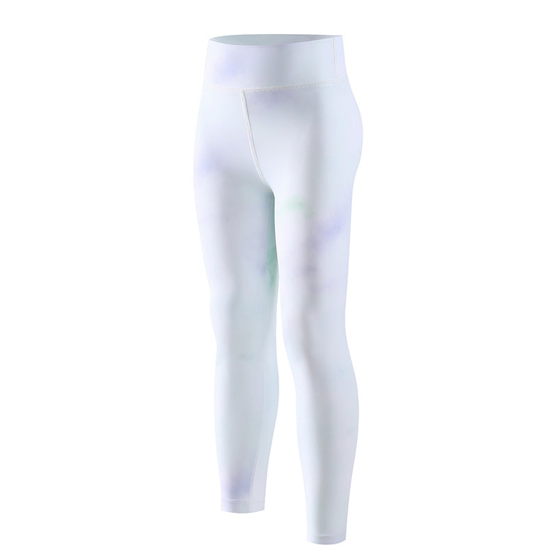 Children's Yoga Summer Casual Morning Running High Elastic Sports Trousers Children's Pants