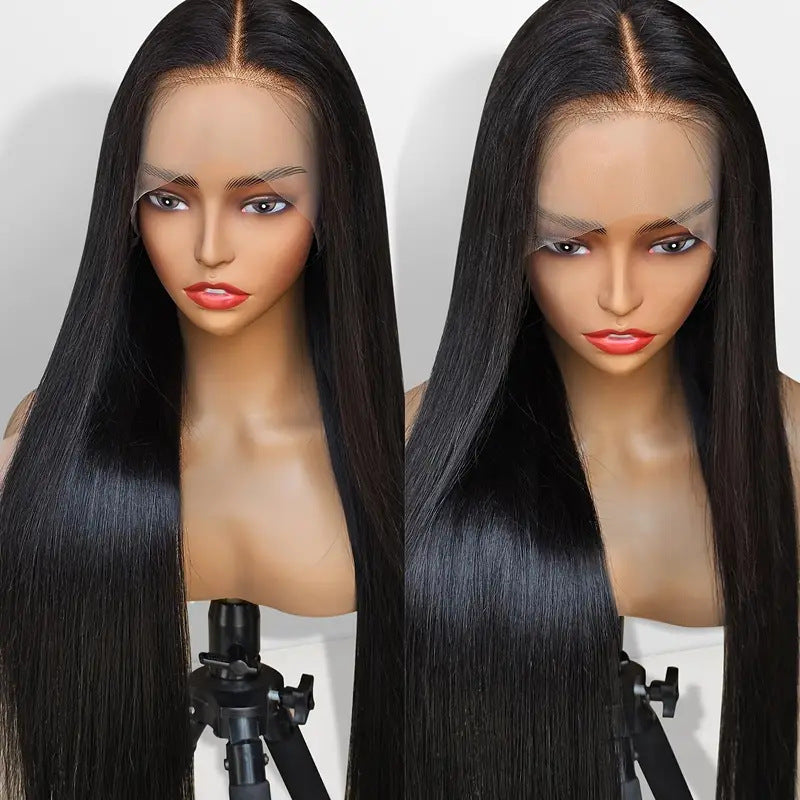 Women's Front Lace Hair Chemical Fiber Long Straight Wig