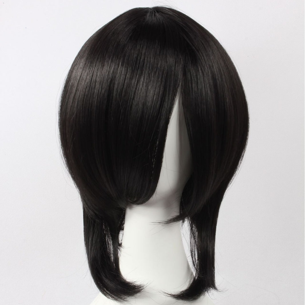 Wide Silk Black Butler Sebastian Night Wind Rain Other Wig