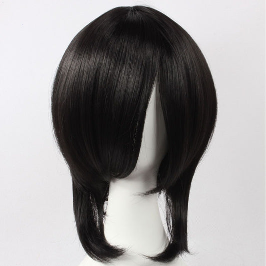 Wide Silk Black Butler Sebastian Night Wind Rain Other Wig