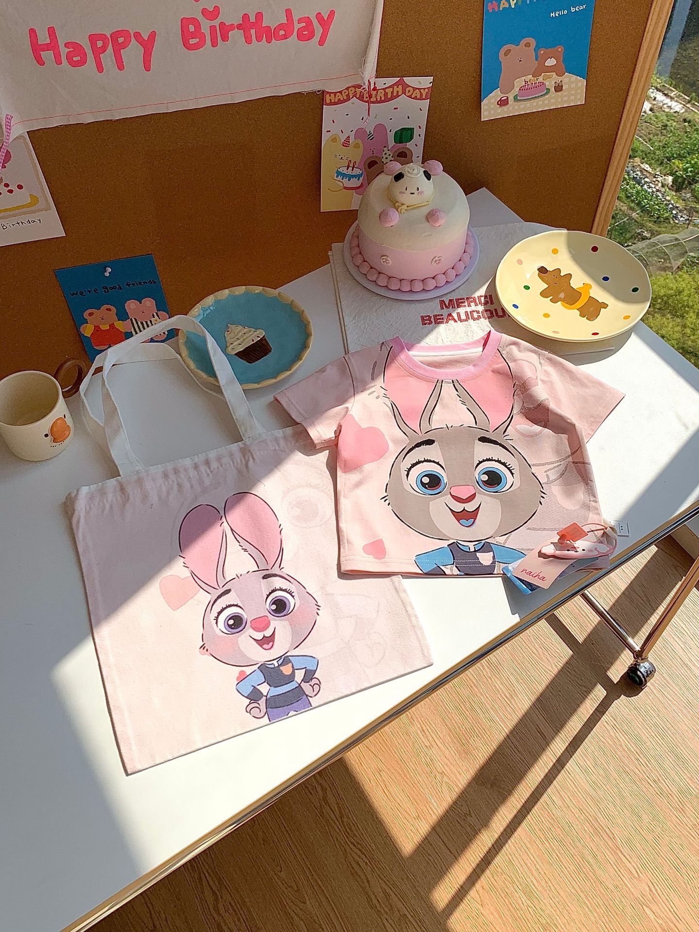 Children's Bag Summer Short Sleeve Cute Cartoon Printed Boys Korean Style Children's T-shirt