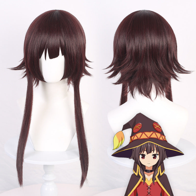 Blessing Dark Brown Red For Beautiful Cos Wig