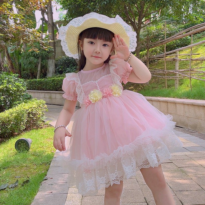 Children's Size Clearance Lolita Princess Tulle Tutu Banquet Children's Dress