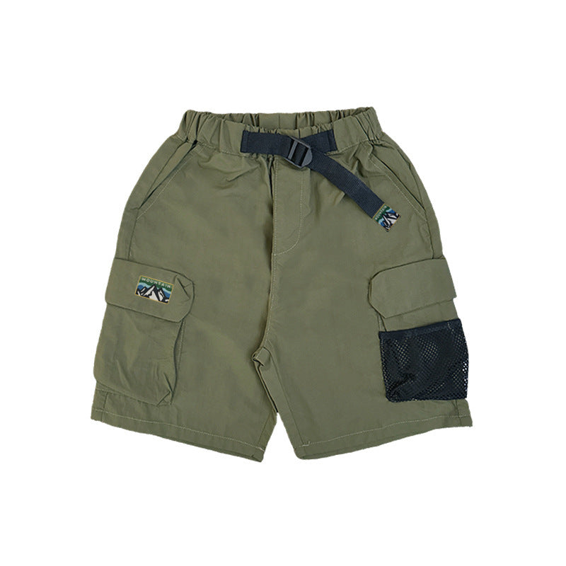 Children's Mountain Clothing Summer Short-sleeved Combed Cotton Breathable Children's T-shirt